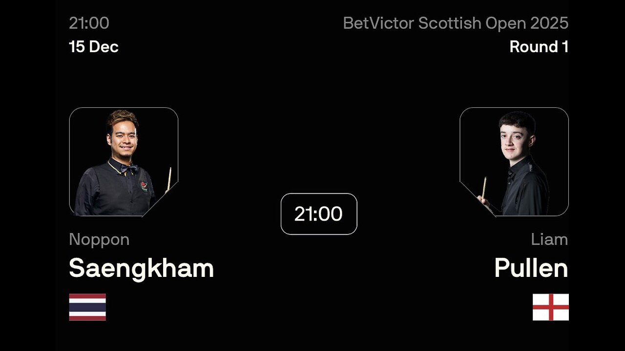 🔴 ถ่ายทอดสดสนุกเกอร์ 🇹🇭 หมู ปากน้ำ VS เลียม พูลเลน 🏴󠁧󠁢󠁥󠁮󠁧󠁿 ศึก สก็อตติช โอเพ่น