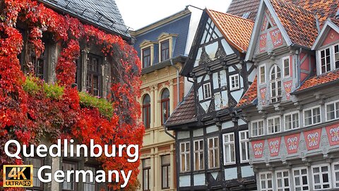 This GERMAN Town is like a 'Fairy Tale' 4K UNESCO World Heritage Walking Tour in Quedlinburg 🇩🇪