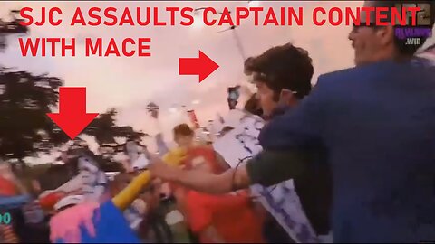 Scuffed Justin Carrey unlawfully maces Captain Content