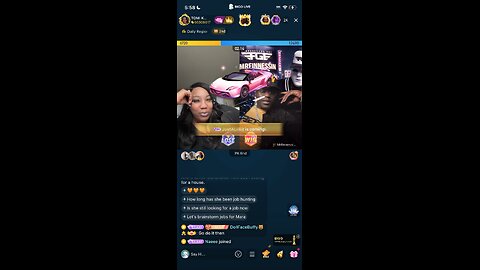 TOMI K AND FINESSE LINED PK CHIT CHAT BIGO LIVE