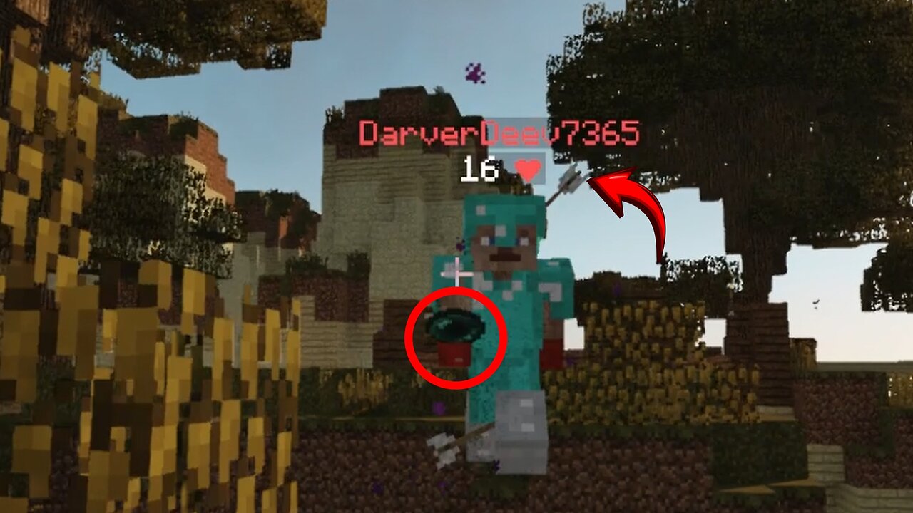 Unbelievable Lag Win in SkyWars Minecraft