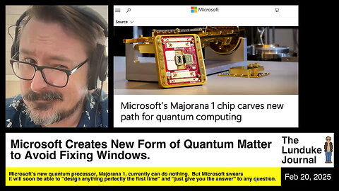 Microsoft Creates New Form of Quantum Matter to Avoid Fixing Windows