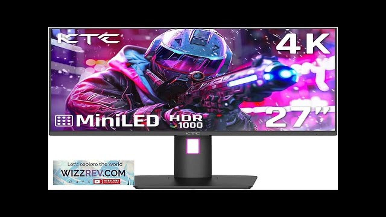 KTC 27 Inch 4K Mini LED Monitor Fast IPS HDR1000 160Hz 144Hz Review