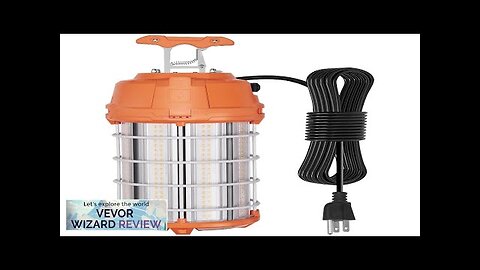 VEVOR LED Temporary Work Light 150W 20000lm Construction Lights 5000K Portable Super Review