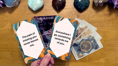 BEING SEPARATED FROM YOU IS DRIVING ME CRAZY!! 😰 YOU'RE ALWAYS ON MY MIND! (COLLECTIVE LOVE READING)