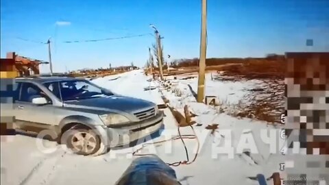 A Russian FPV drone operator aborted an attack on a car when he saw that the driver was a civilian