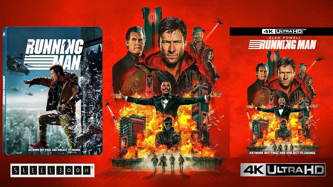 The Running Man [4K UHD Steelbook & Standard 4KUHD & Blu-ray & DVD]