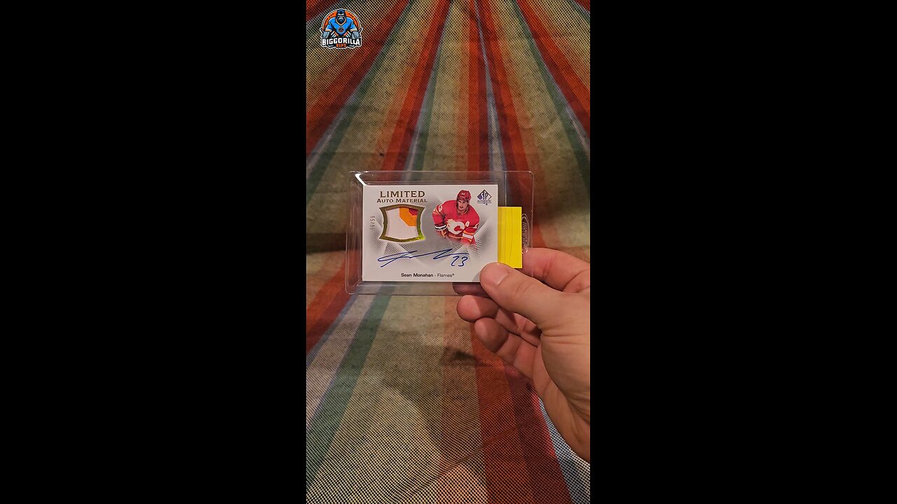 SP Authentic Sean Monahan grade reveal