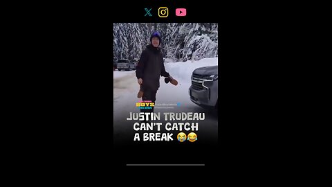 Justin Trudeau can’t catch a break 😭😂