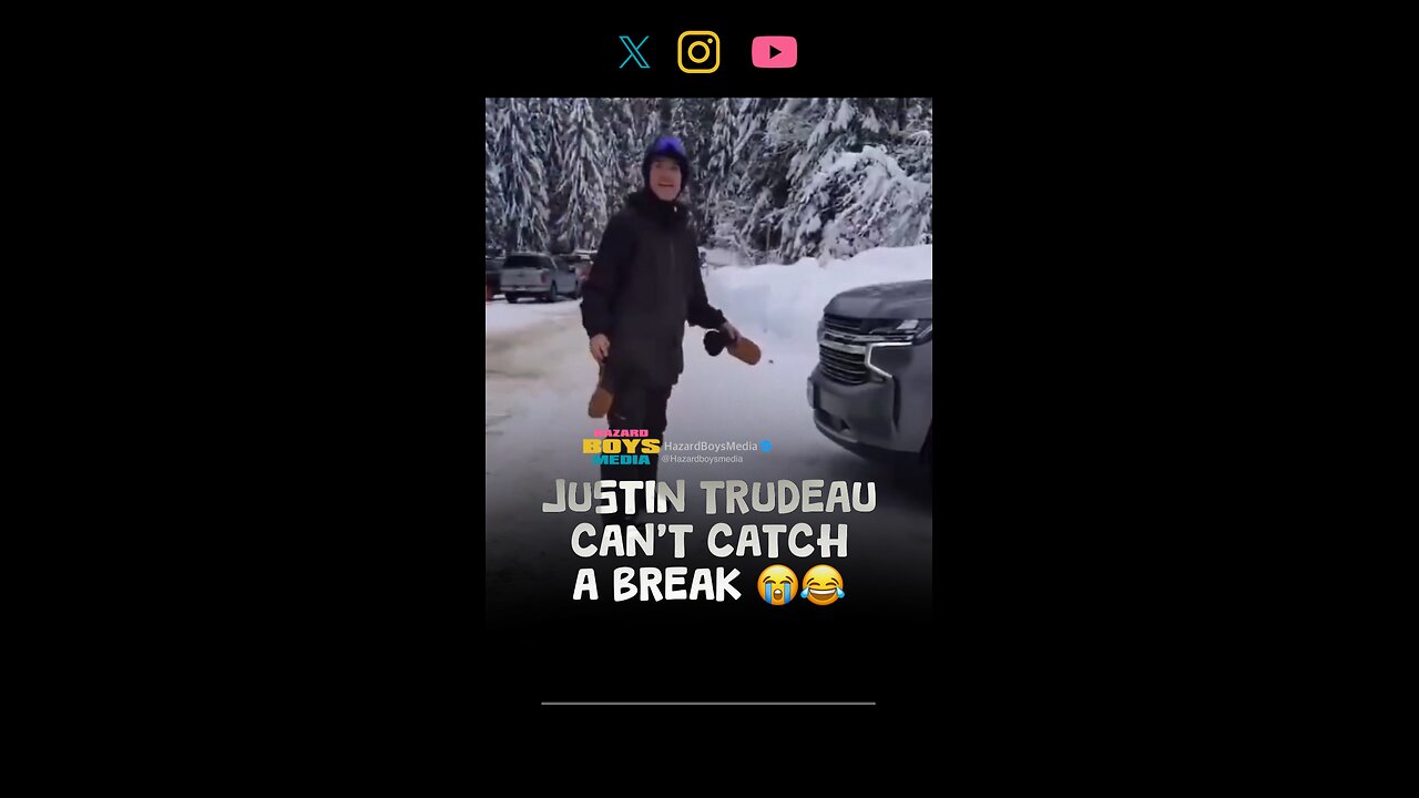 Justin Trudeau can’t catch a break 😭😂