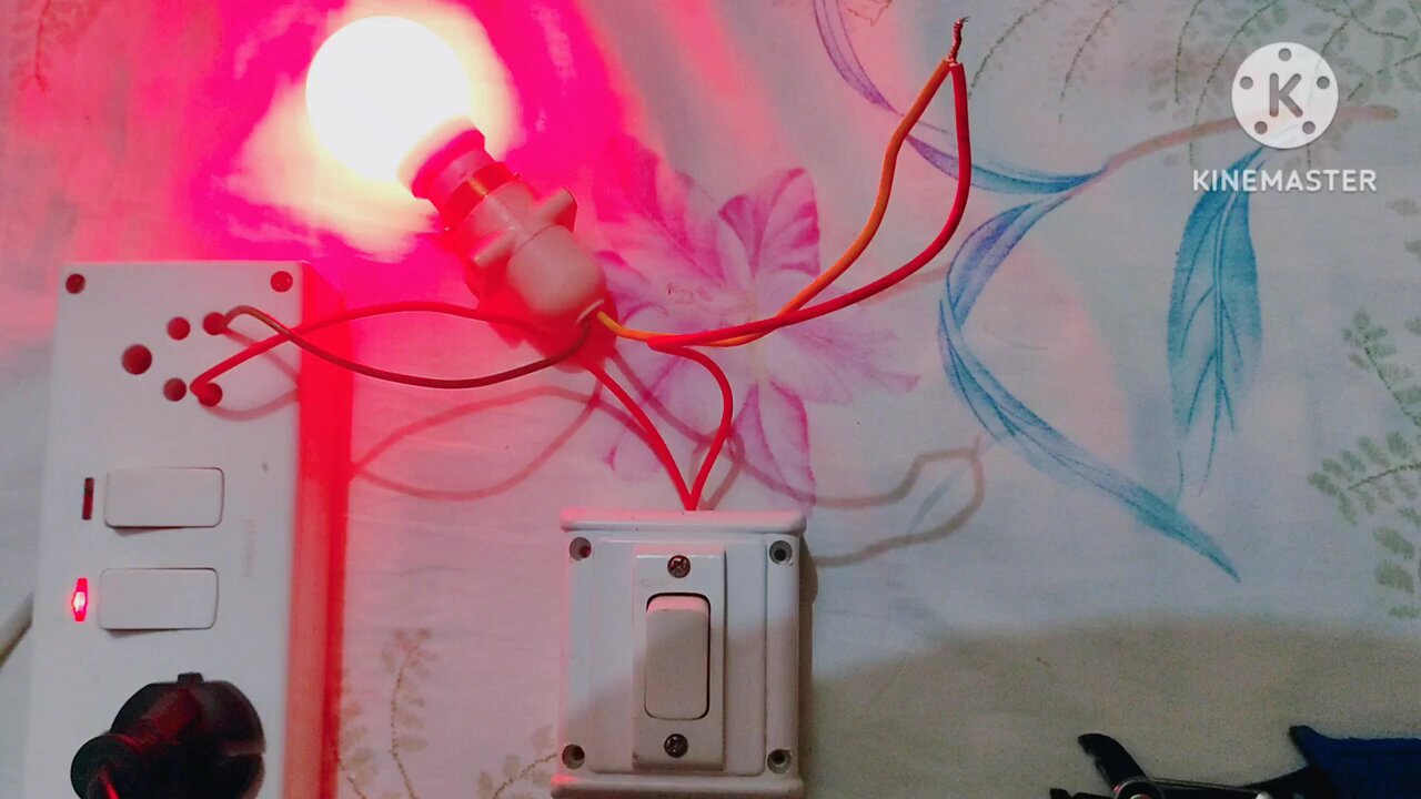 How to Make Basic Bulb Connection with Switch for Home Wiring | DIY How to Make #HomeWiring