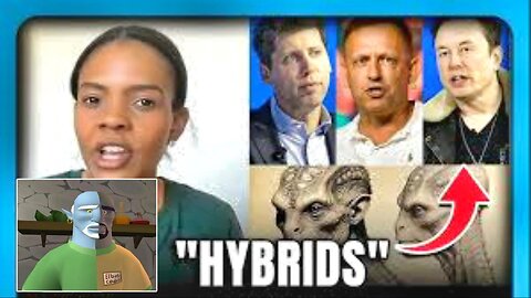 Elon Musk to Larry Fink: I’m an Alien | Candace Owens: Musk + Thiel + Altman are Non-Human Hybrids