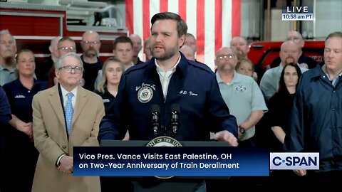 VP VANCE SPEAKS AT EAST PALESTINE OHIO