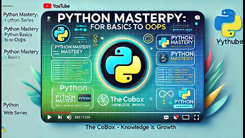 E4 | Master Python | Simplified Tutorials by The Cobox