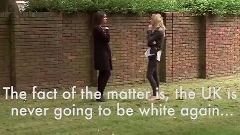 "The UK is never going to be White again" you can thank the jews