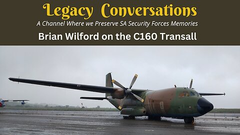 Col Brian Wilford speaking on the C160 Transport Aircraft
