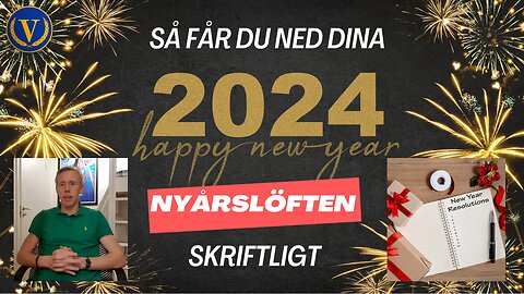 Så får du ned dina skriftliga nyårslöften
