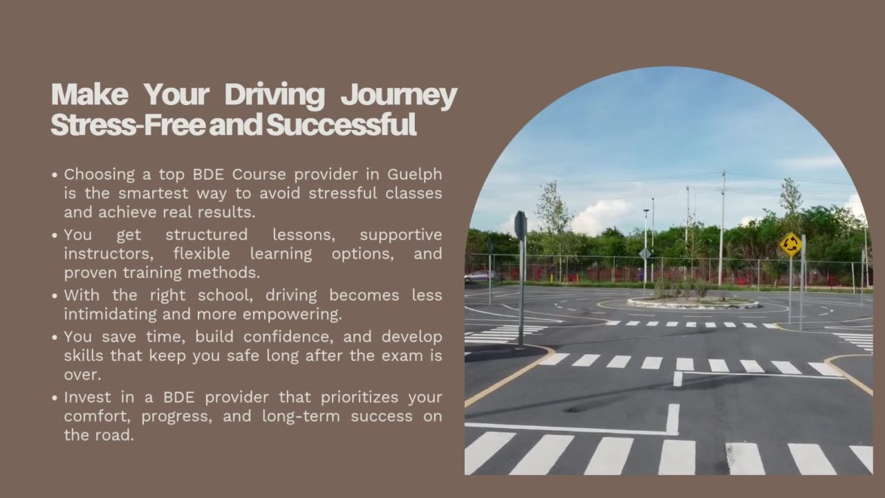 Avoid Stressful Driving Classes – Get Results With a Top BDE Course Provider in Guelph.