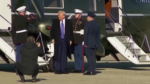 Trump's impromptu interaction with Marines proves we have a LEADER again