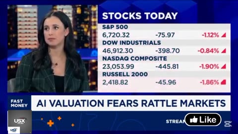 AI Valuations Crack? Fast Money Trader Sounds Alarm as Markets Rattle