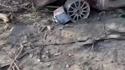 Ukraine. "Road of Death" in Zaporizhzhia Region – Russian Soldier Shows Battlefield Wreckage