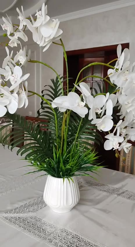 I gave my wife an orchid for March 8.