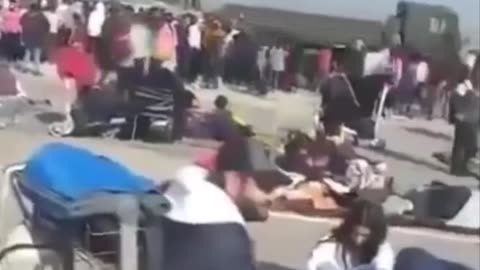 Russian Khmeimim airbase Syria: Thousands of Syrians taking refuge from HTS Genocide