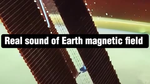 Earth's Magnetic Field: Real Sound from Space!#shorts #shortsfeed #earth #iss