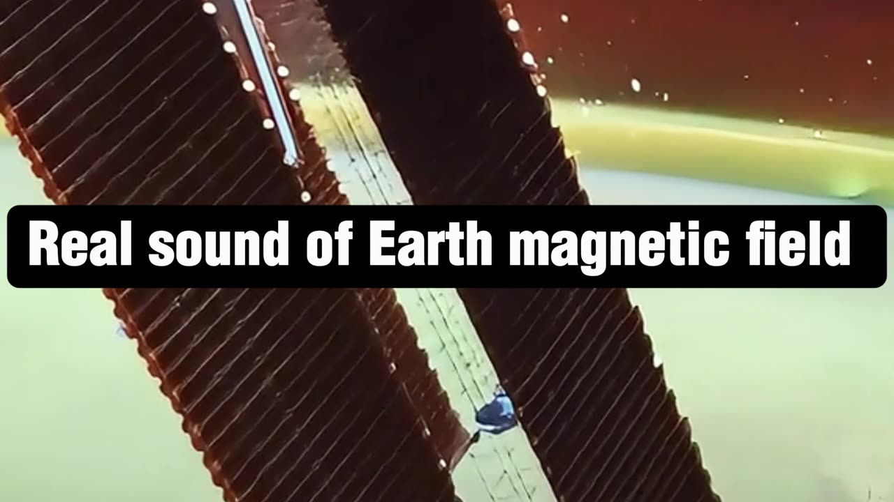 Earth's Magnetic Field: Real Sound from Space!#shorts #shortsfeed #earth #iss