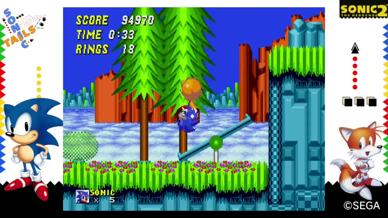 RJay64 Reviews - Sonic the Hedgehog 2 (Switch eShop) - Does the Sega Ages Port Hold Up?