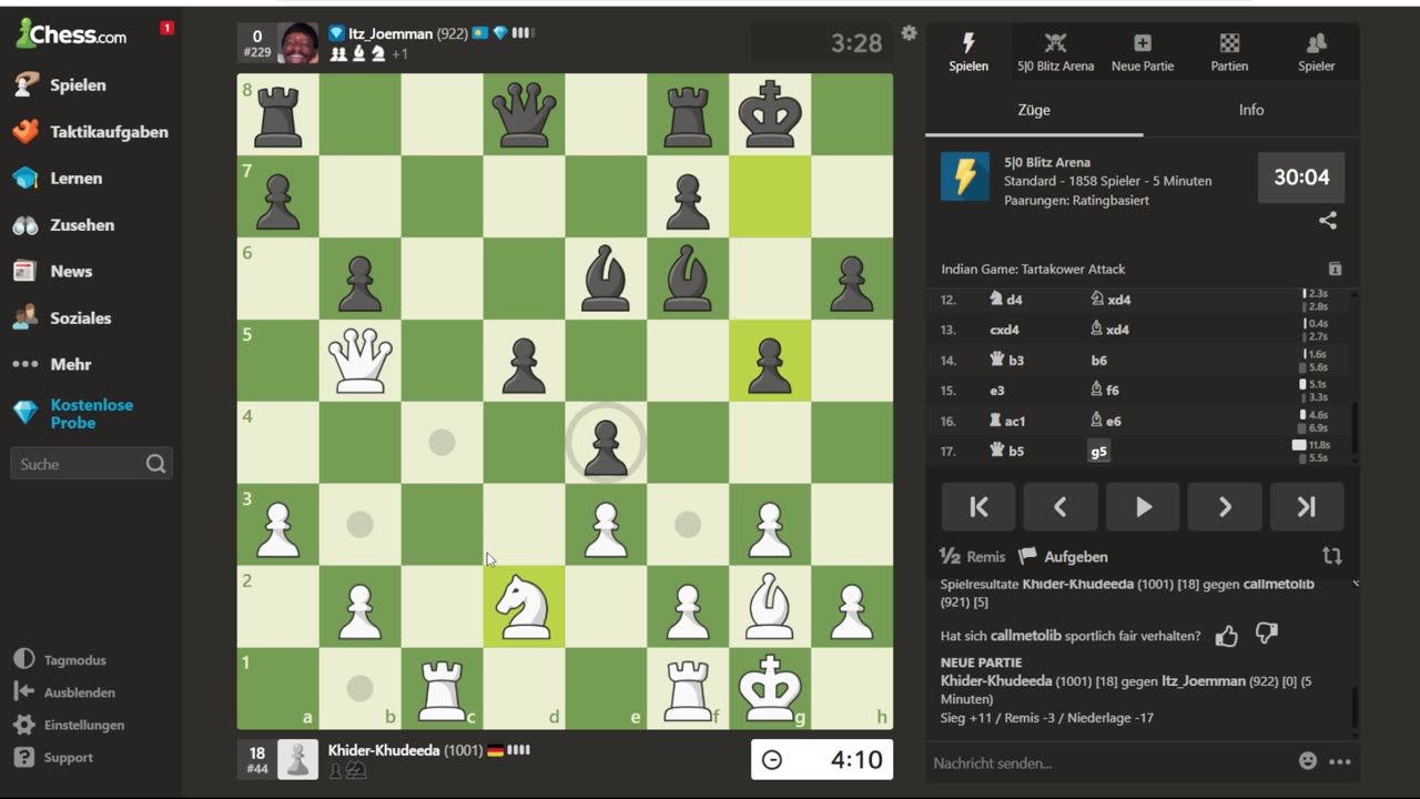 ♟️ Live Chess – Strategy, Tactics & Blitz Games