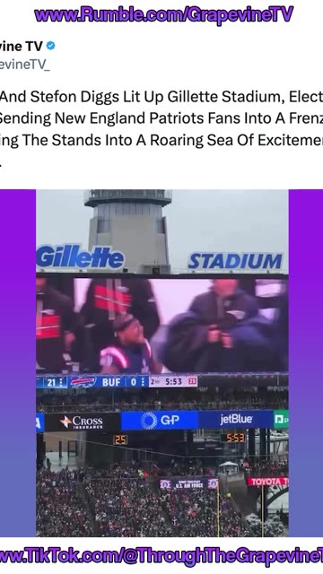 Travis Scott And Stefon Diggs Electrified Gillette Stadium, Sending Patriots Fans Into A Frenzy.