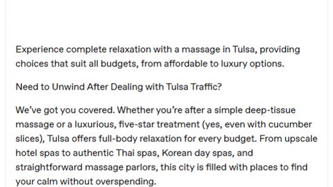 A Massage in Tulsa for Every Budget