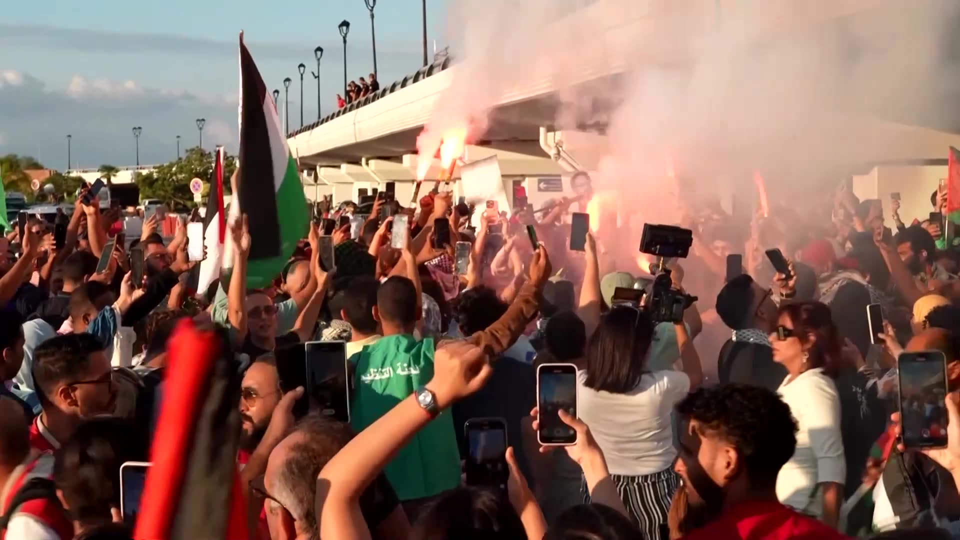 Gaza aid flotilla activists arrive in Spain and Tunisia