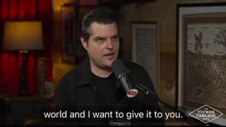 Matt Gaetz reveals that Steve Bannon will be running for President in 2028