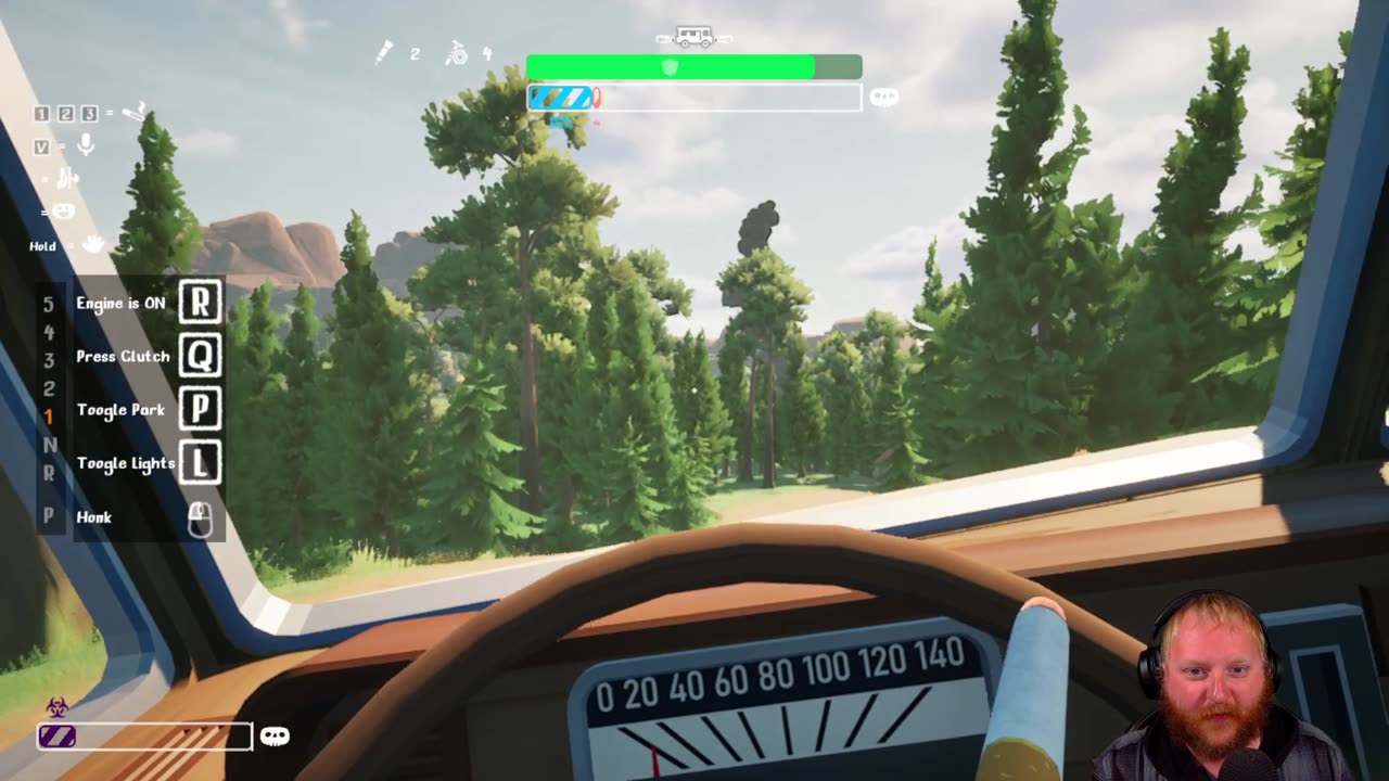 # or 4 bois go into an RV, only 1 makes it out