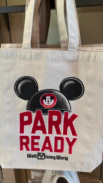 Walt Disney World Mickey Mouse Ears Hat Park Ready Tote Bag #shorts