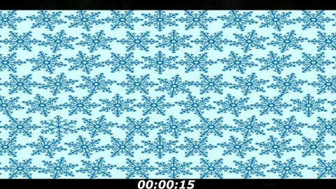Snowfllake puzzle: There's a snowflake little different, can you find it? Easy!