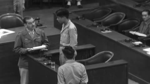 WAR CRIMES TRIALS, TOKYO, JAPAN - WAR CRIMES TRIALS, TOKYO, JAPAN - 111-adc-6175