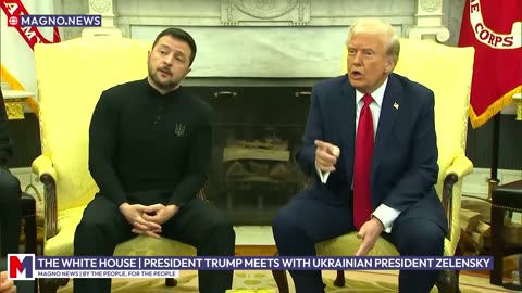 President Trump and Ukraine's President Zelensky Meeting in The Oval Office (Feb 28, 2025) [LIVE]