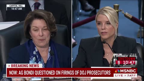 AG Pam Bondi hits Senator Klobuchar with hard truth