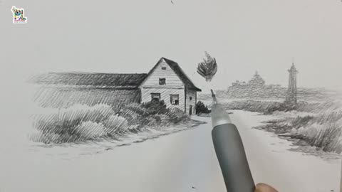 How to draw Street Landscape Art