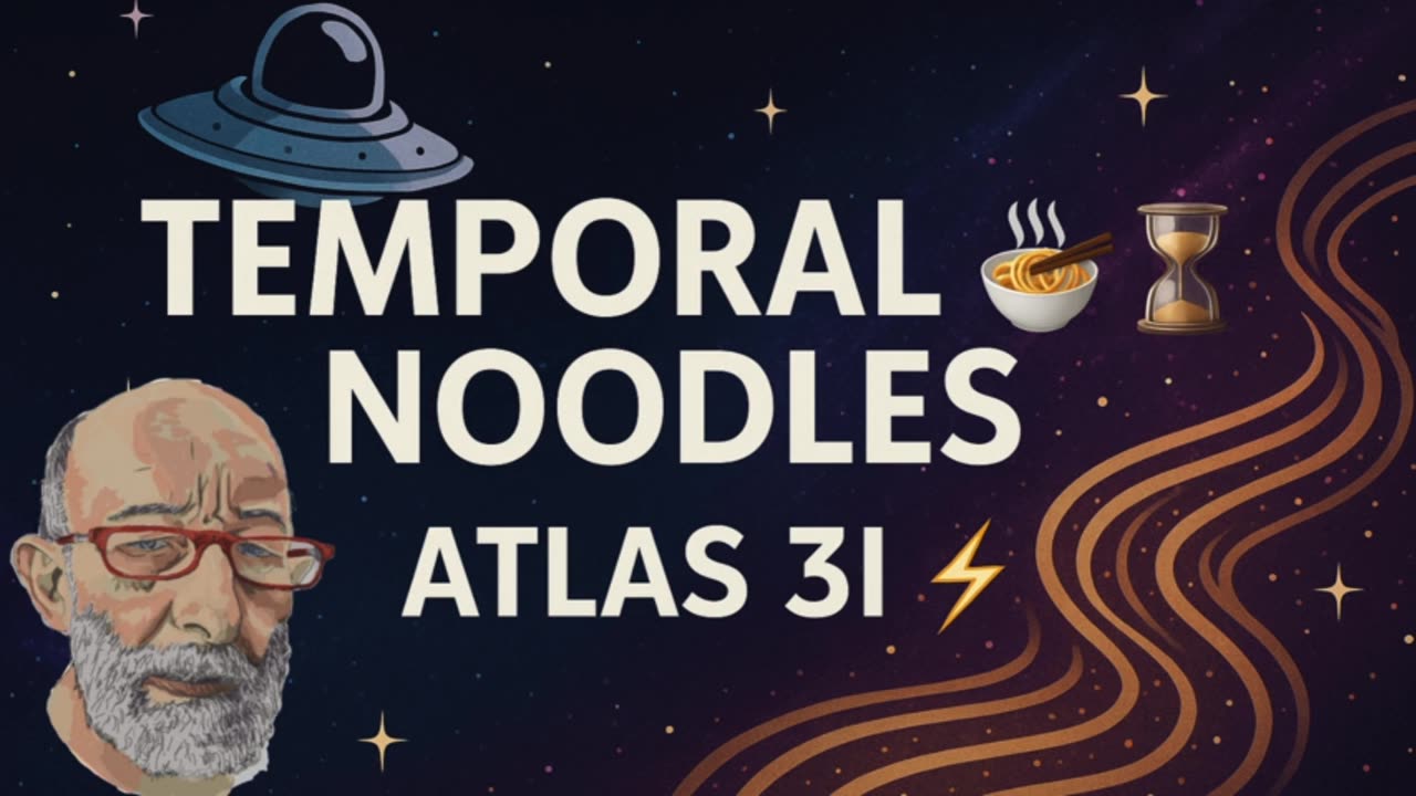 🛸 Clif High: 3I ATLAS – Alien Complexity Collision 🌌🍜 Twisted Temporal Noodles!