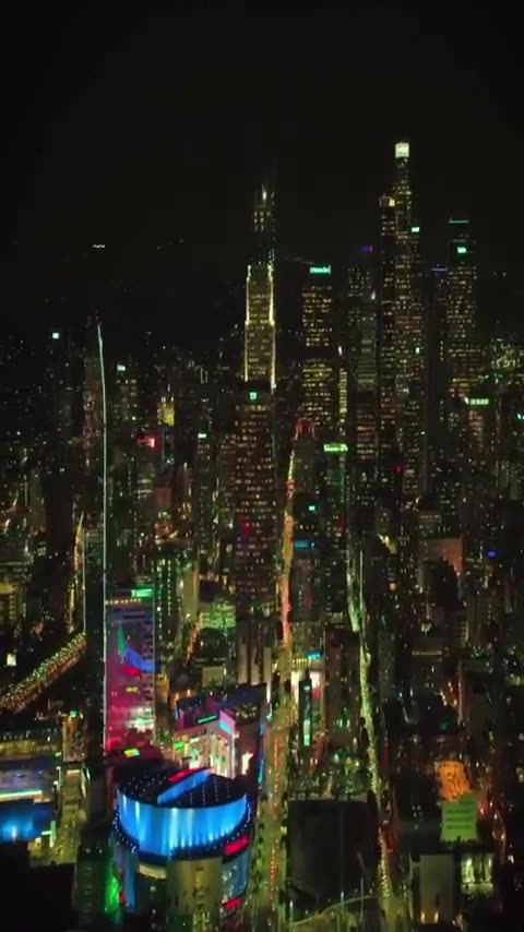 LA Skyline Spectacular Aerial Marvel in 4K 🌴✈️ Aerial Views California Diverse landscape Aerial view