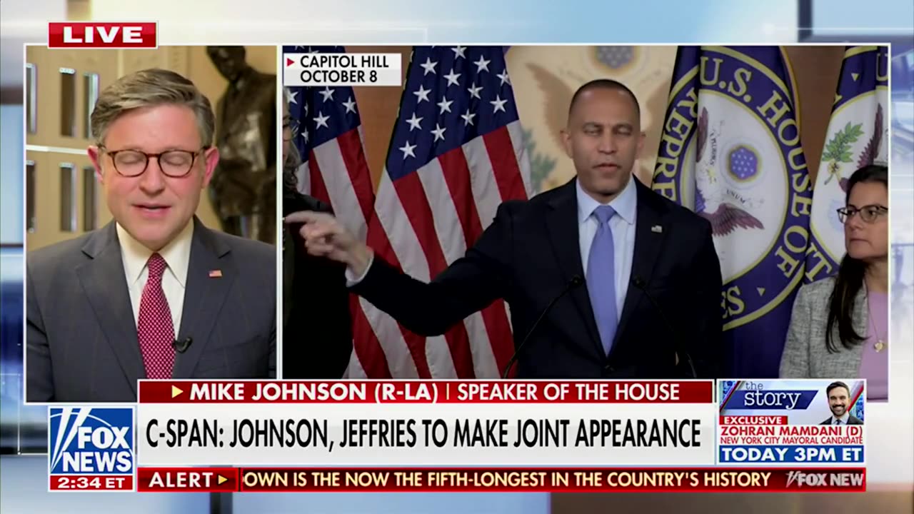 Mike Johnson Pours Cold Water On Reports He Will Debate Hakeem Jeffries