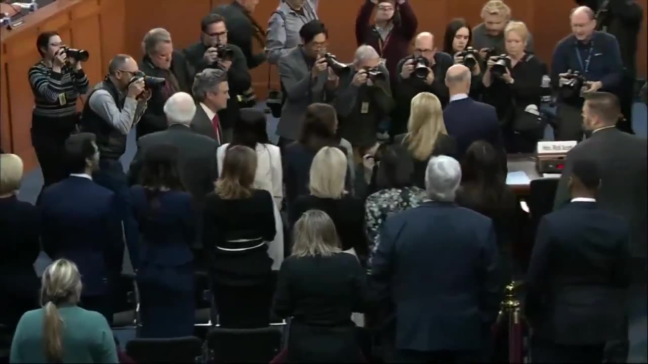 Attorney General-designate Pam Bondi has arrived for her confirmation hearing before the Senate Judiciary Committee