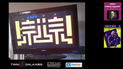 Atari 2600 NTSC - Mines of Minos - Game 1 B/B - 6,820