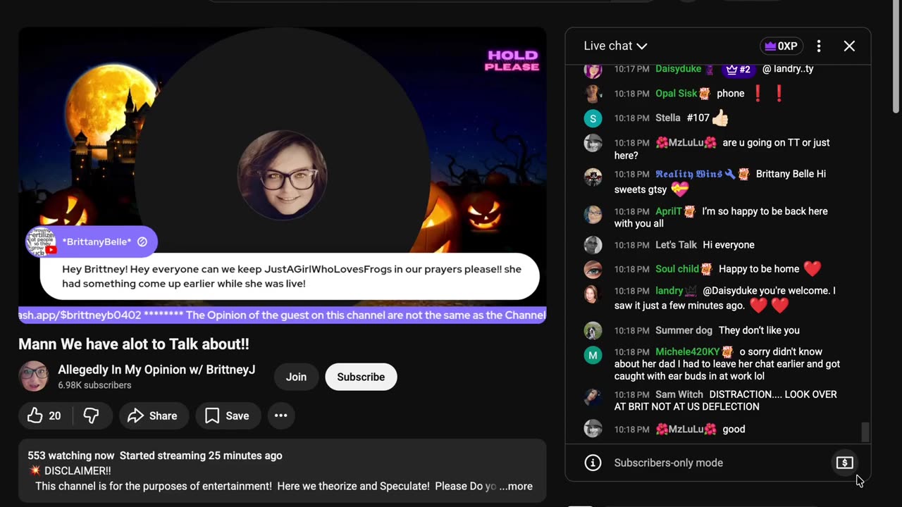 10-28 Mann we have alot to talk about