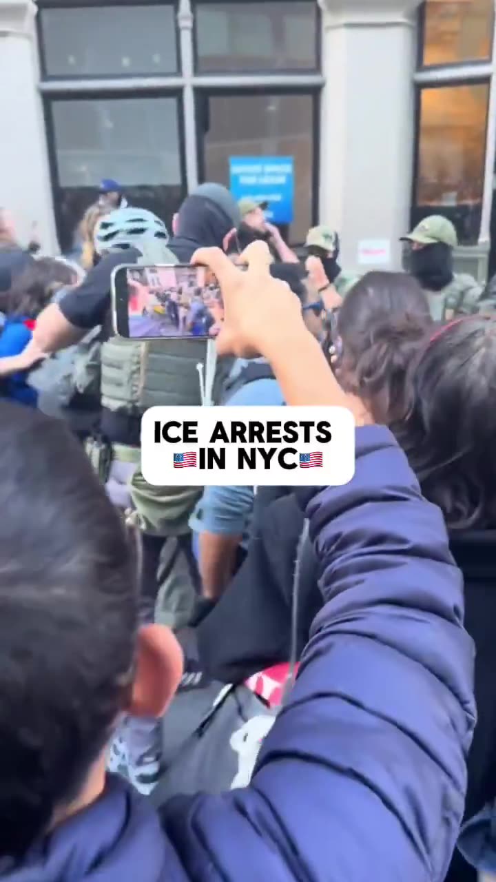 Unhinged leftists attacked ICE agents during their operations today in downtown