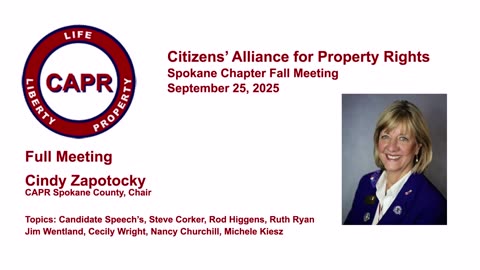 2025 - 09-25 - CAPR Annual Fall Fundraiser